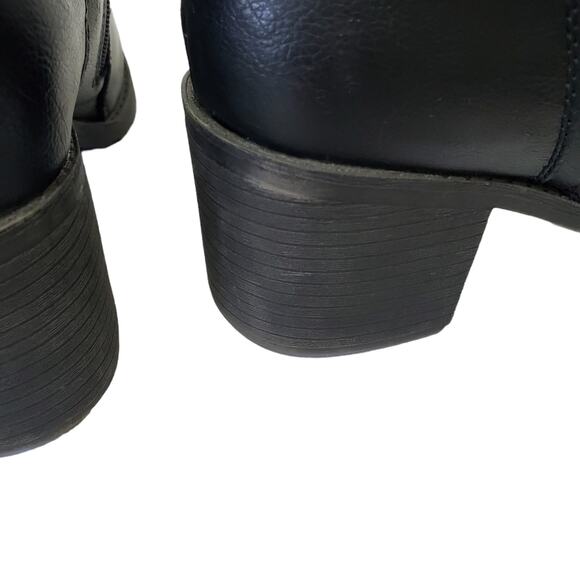 American Rag | Sloanie Lace Up Combat Boots with Animal Print Lining - Picture 12 of 12